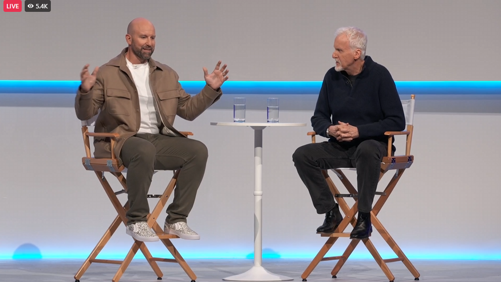 James Cameron at Connect