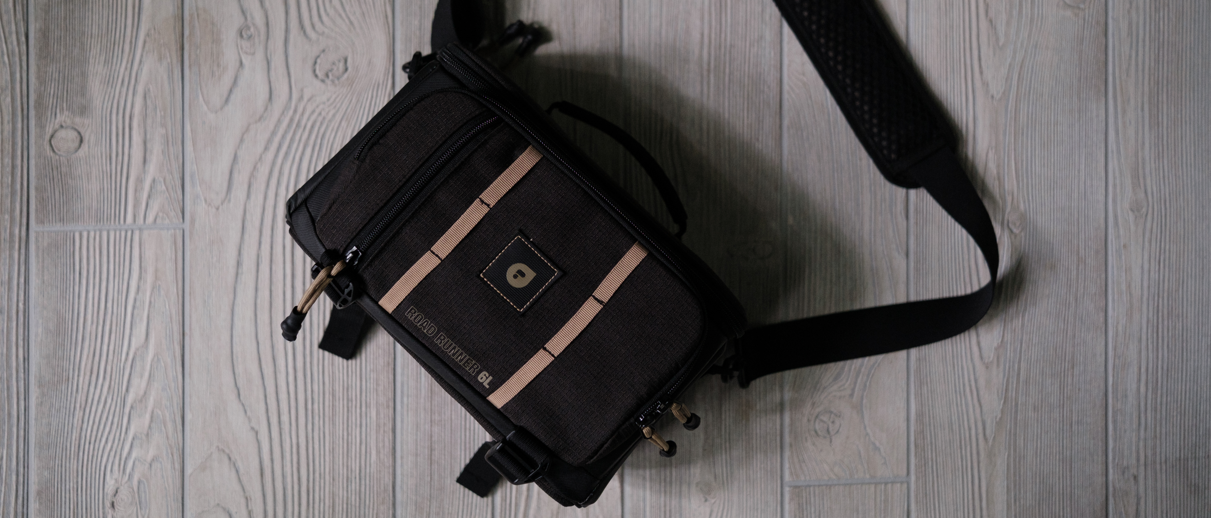 The PolarPro RoadRunner 6L shoulder bag