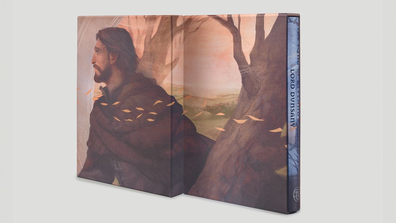 Three images of the The King of Elfland&rsquo;s Daughter book.