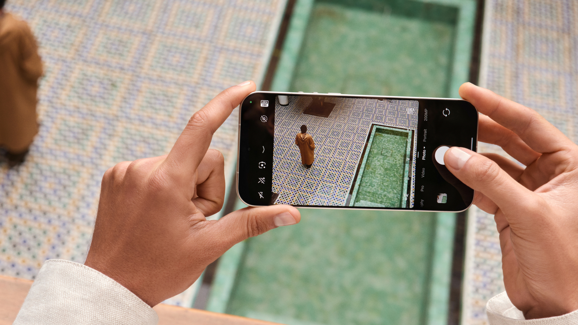 Leica Leitzphone smartphone held in a hand