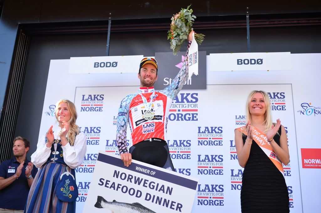 Tom Van Asbroeck (LottoNl-Jumbo) won the Norwegian Seafood Dinner award
