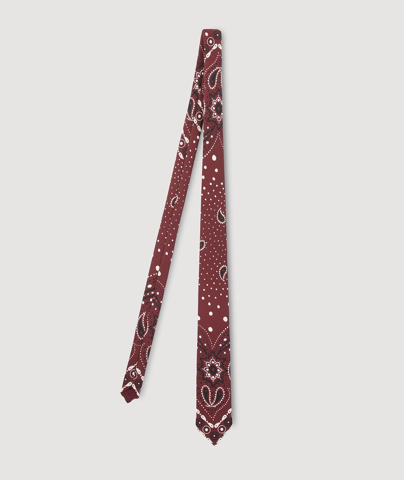 Sandro &amp;ndash; Official Website, Silk Paisley Print Tie