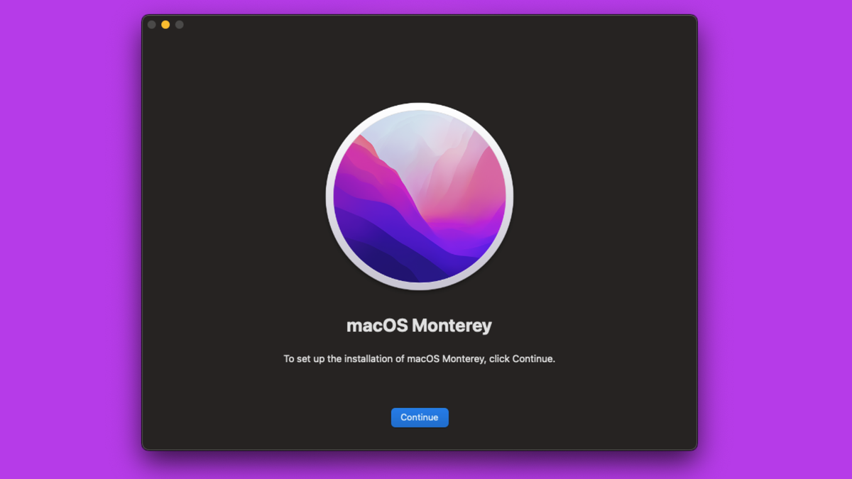 macos monterey update stuck