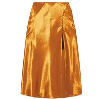 Satin midi skirt, £237.50, Johnathan Simkhai