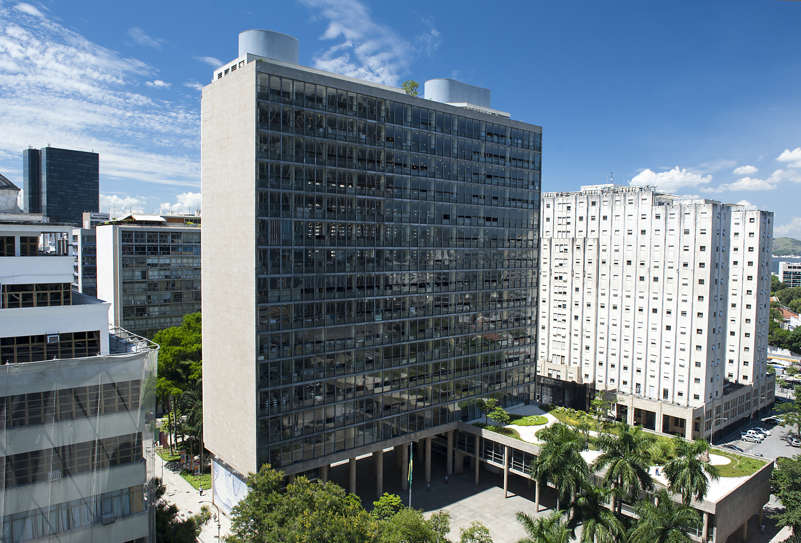 The Gustavo Capanema Palace&amp;mdash;Ministry of Education and Health Building &amp;mdash; Modernist landmark located in the Centro district (downtown) of Rio de Janeiro, Brazil.