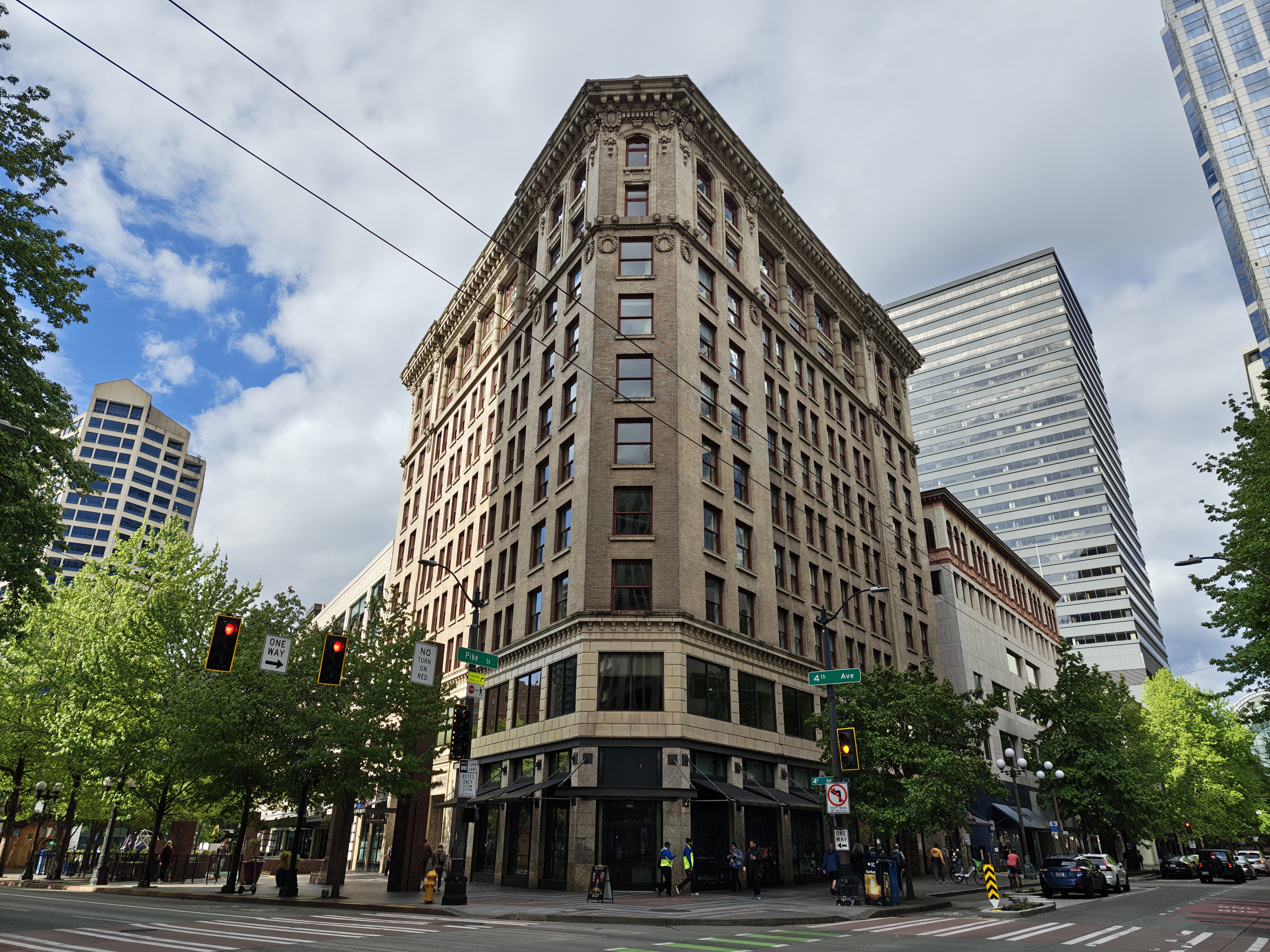 A building during the day