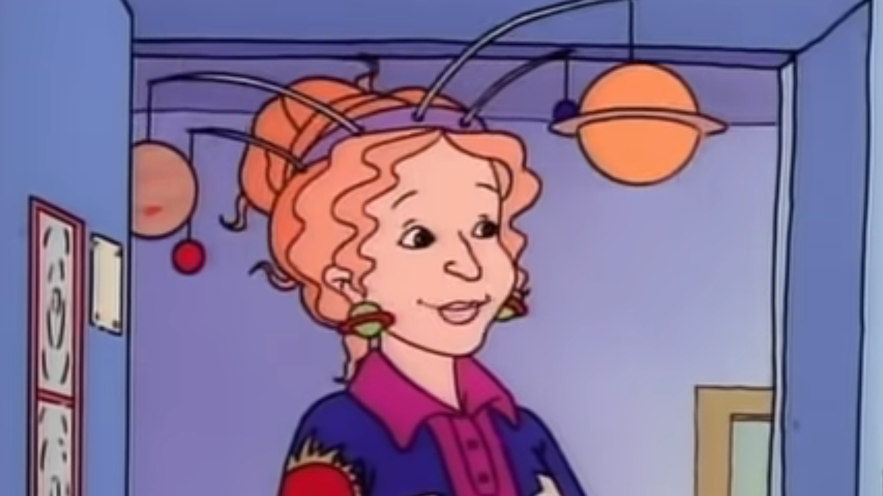 Miss Frizzle in The Magic School Bus.