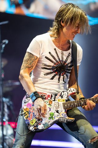 Keith Urban performs live