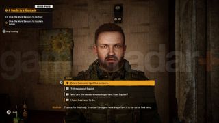 Should you give the Sensors to Richter or Zotov in STALKER 2