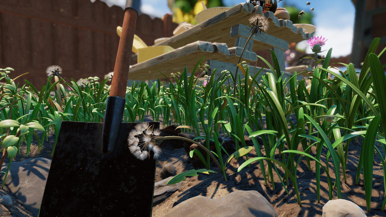 The Leaning Shovel in Grounded