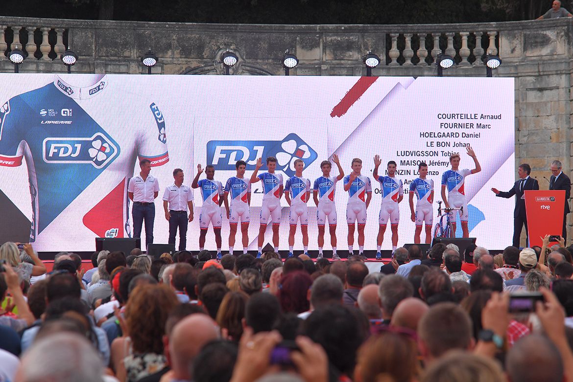 FDJ on the stage