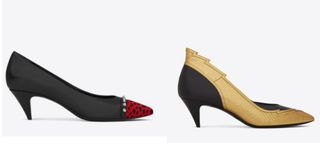 Saint Laurent kitten heels launch exclusively at the Sloane Street store.