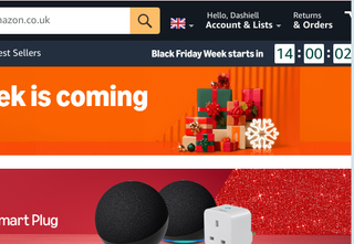 Amazon Black Friday count down