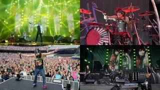 Stadium Tour live shots of Def Leppard, Motley Crue, Joan Jett and Poison 