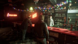 Samson screenshot shows the protagonist stood in a bar.