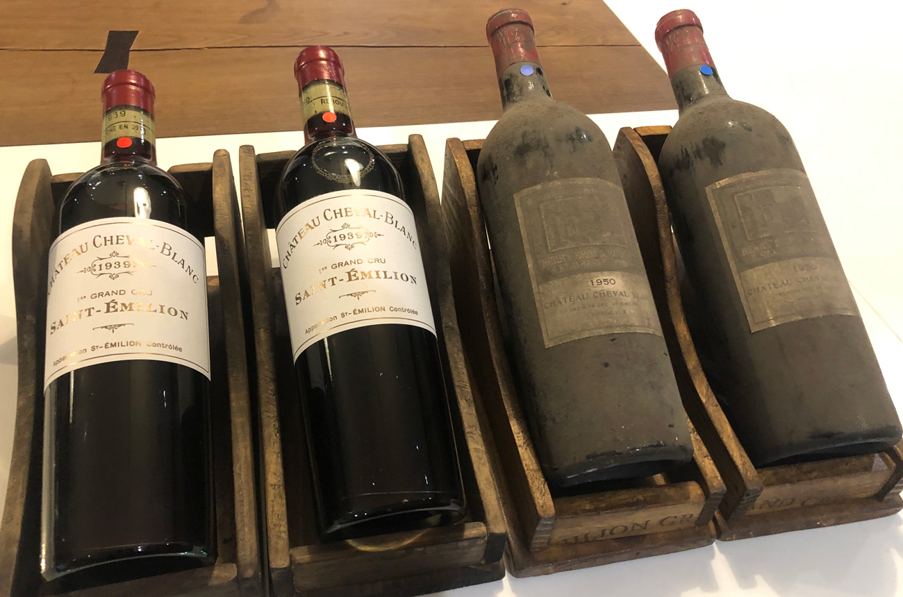Chateau Cheval Blanc 1939 and 1950