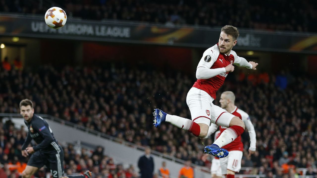 Aaron Ramsey goal Arsenal 4 CSKA Moscow 1 Europa League