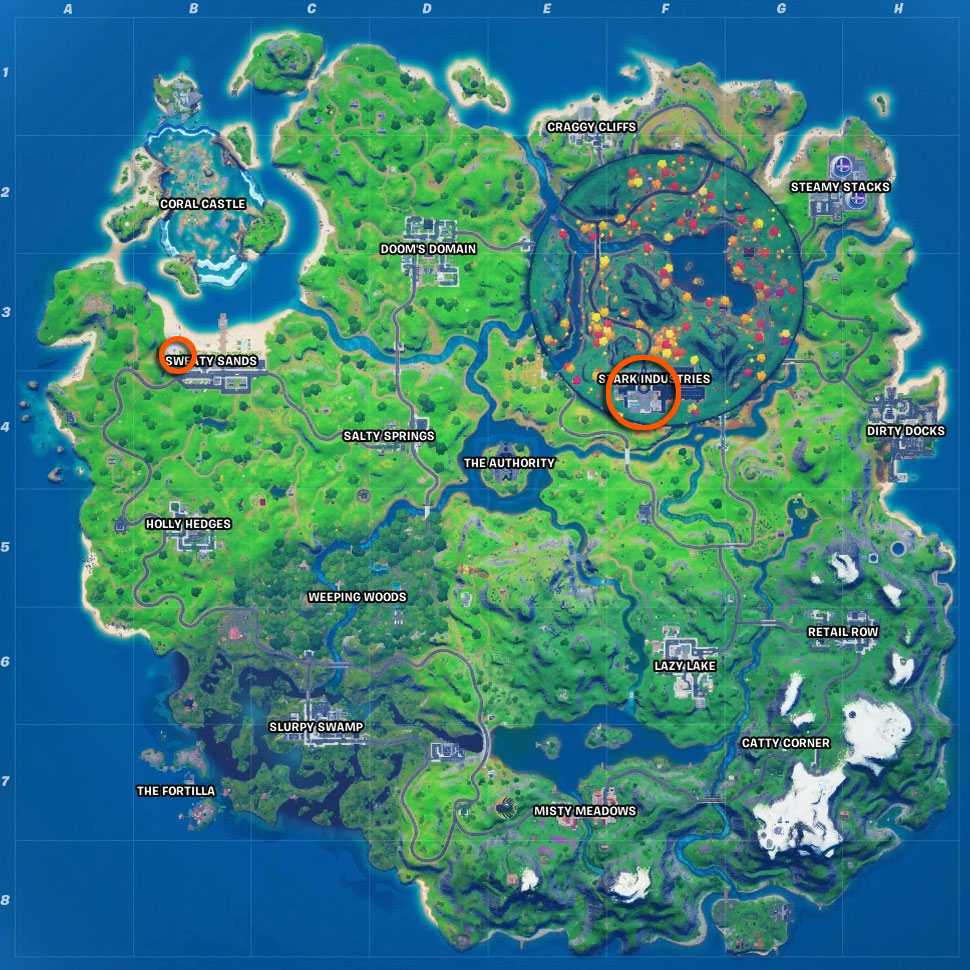 Fortnite Whiplash locations: How to reach 88 on the speedometer in a ...