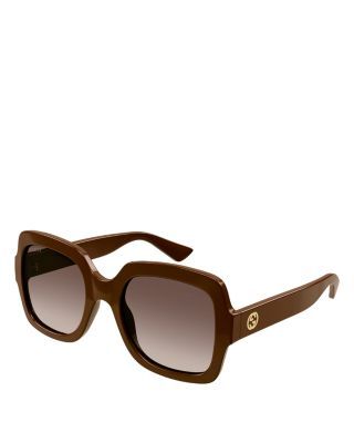 Minimal Square Sunglasses, 54mm