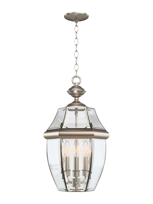 Silver Outdoor Hanging Lantern