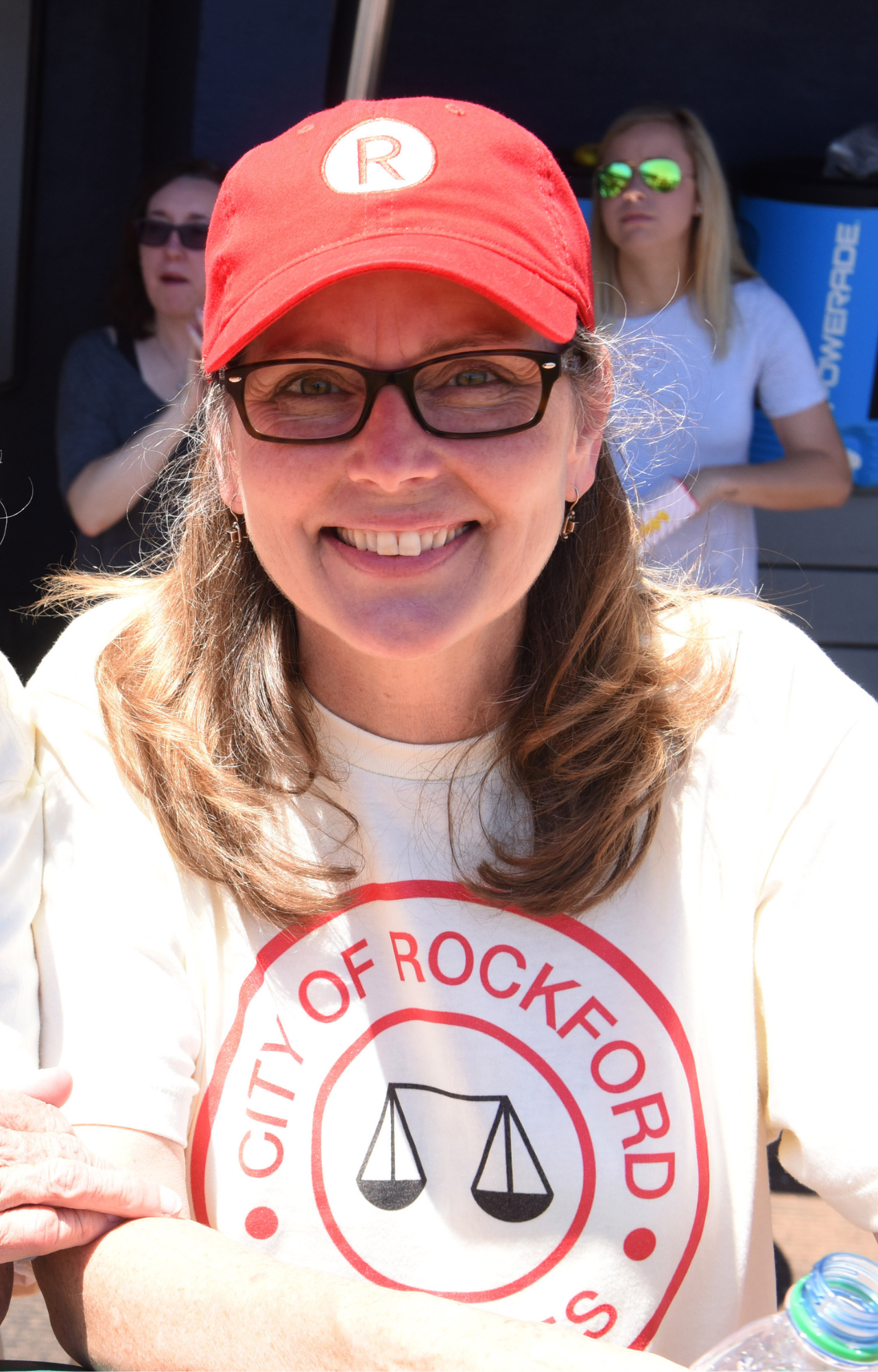 Renee Coleman attends the A League of Their Own 25th Anniversary game in Bentonville, Arkansas