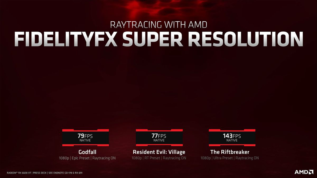 AMD Radeon RX 6600 XT press deck