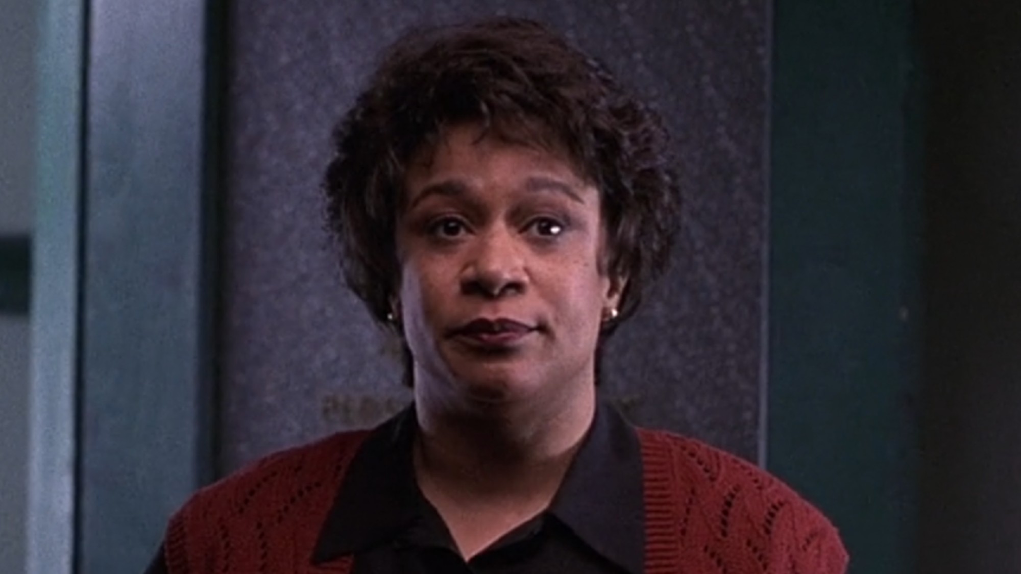 S. Epatha Merkerson as Lieutenant Anita Van Buren on Law &amp; Order.
