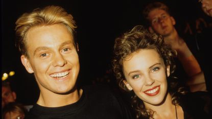 Kylie Minogue rocks 80s curls for Neighbours reunion with Jason Donovan