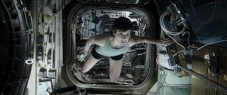 A scene from Warner Bros. Pictures' science-fiction thriller "Gravity," a Warner Bros. Pictures 2013 release.