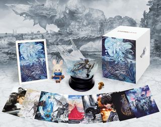 A shot of all the goodies included in the Endwalker Collector's Edition