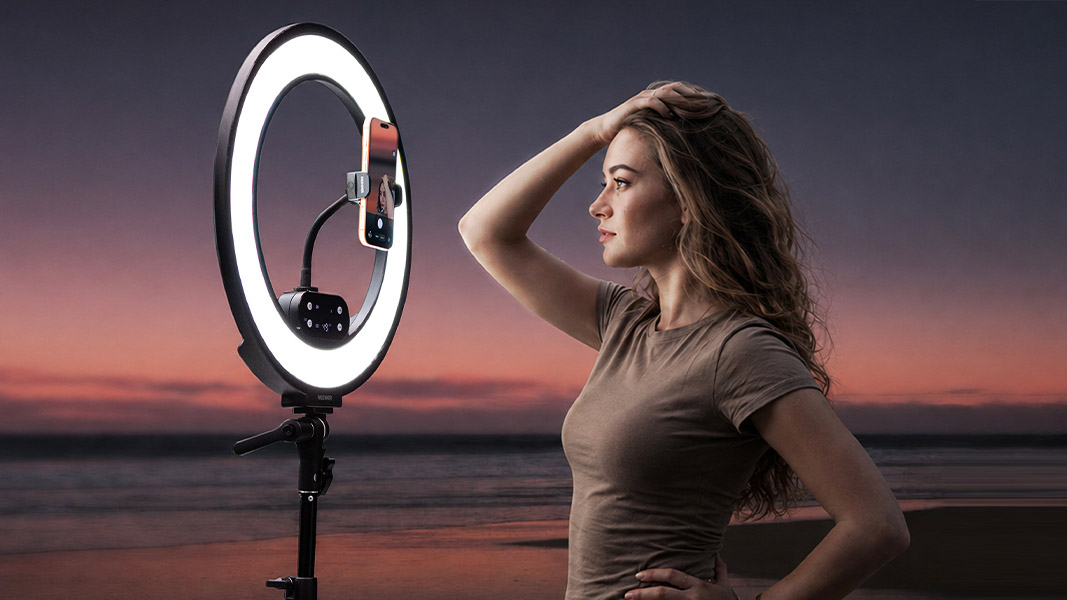 NEEWER RB18B Battery Powered Ring Light