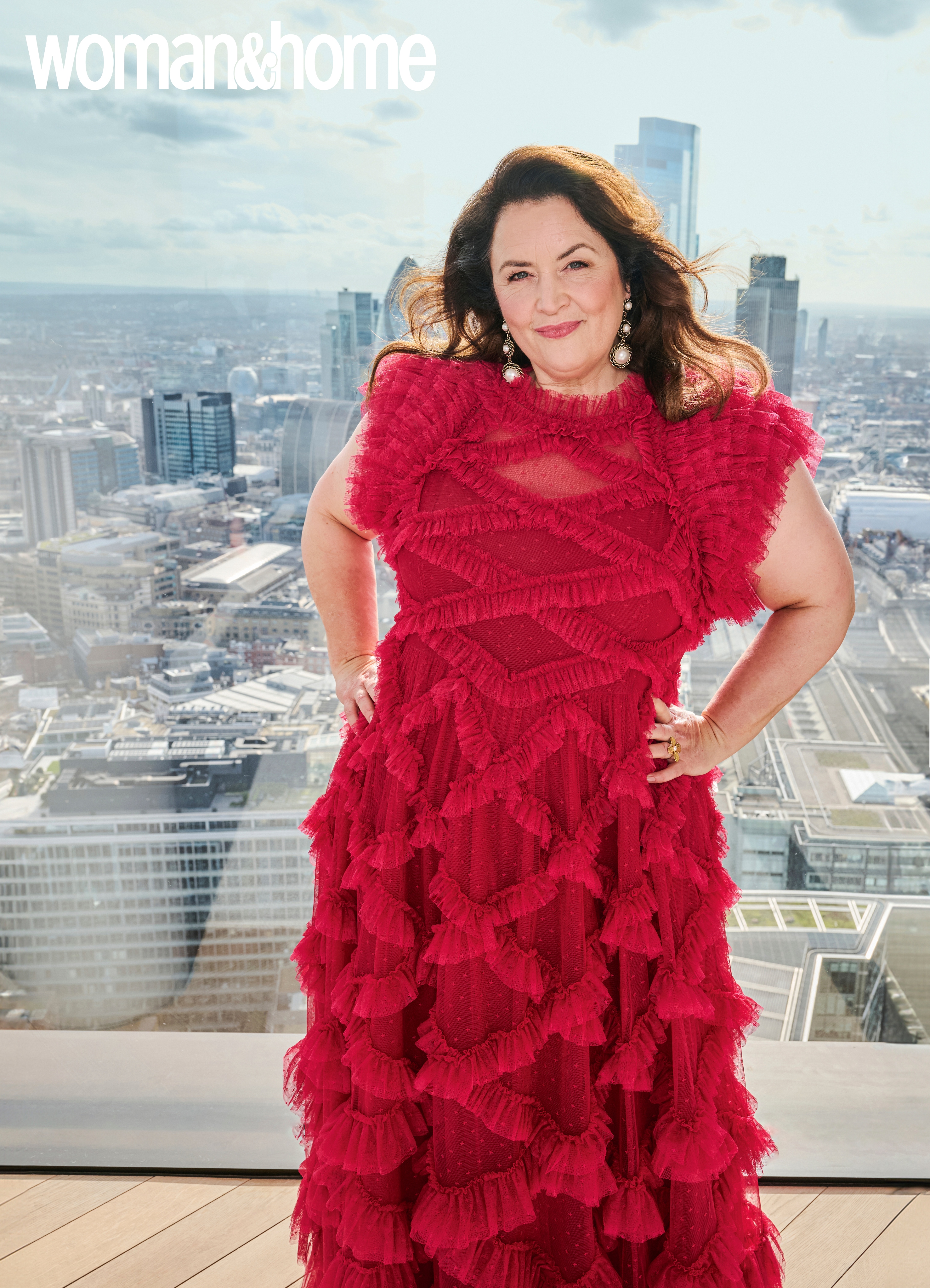 Ruth Jones for the June 2025 cover of woman&home