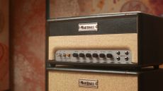 Marshall Studio JTM close-up, in a 60s style room