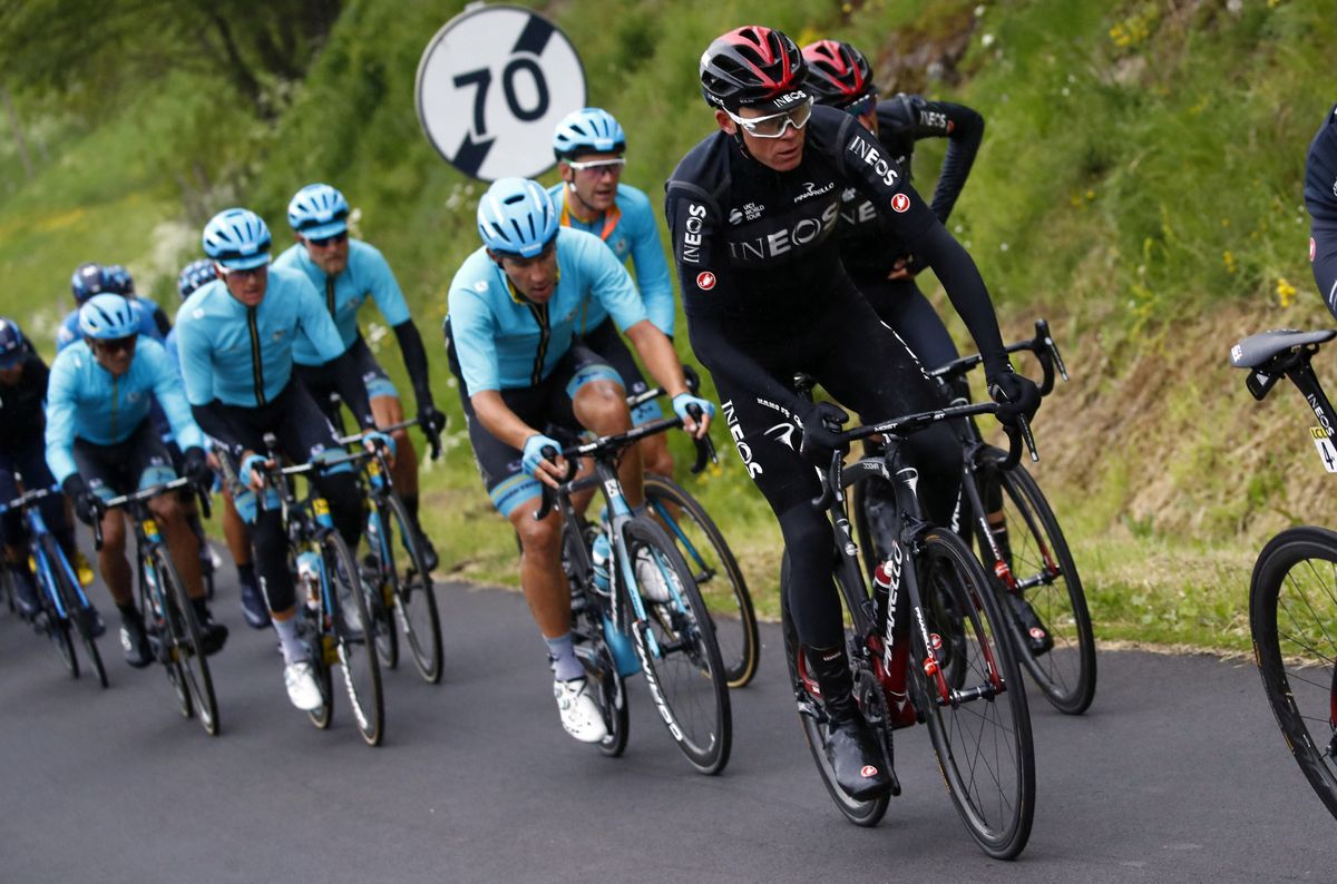 Chris Froome is well wrapped up