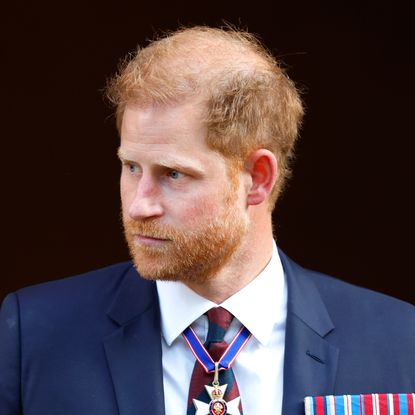 Prince Harry at The Invictus Games Foundation 10th Anniversary Service on May 8, 2024.