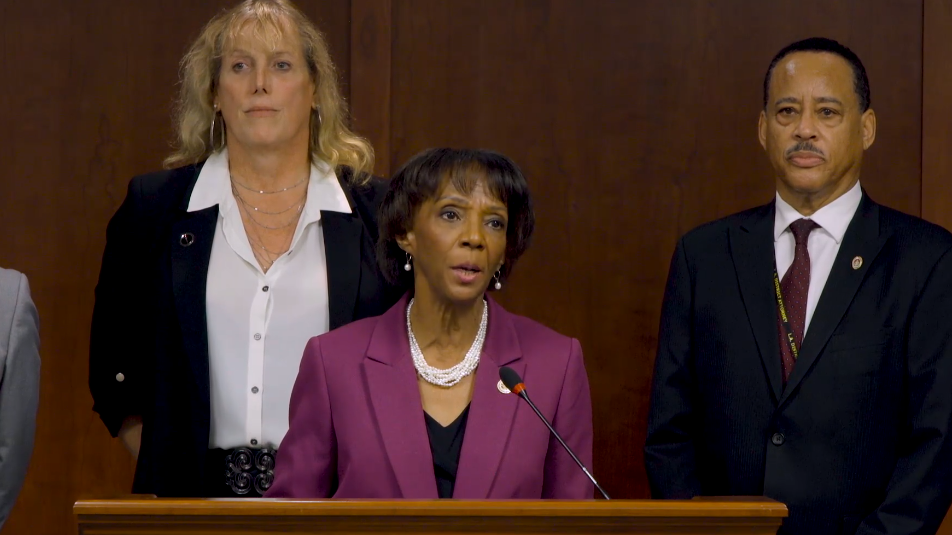 L.A. County DA Lacey announces settlement