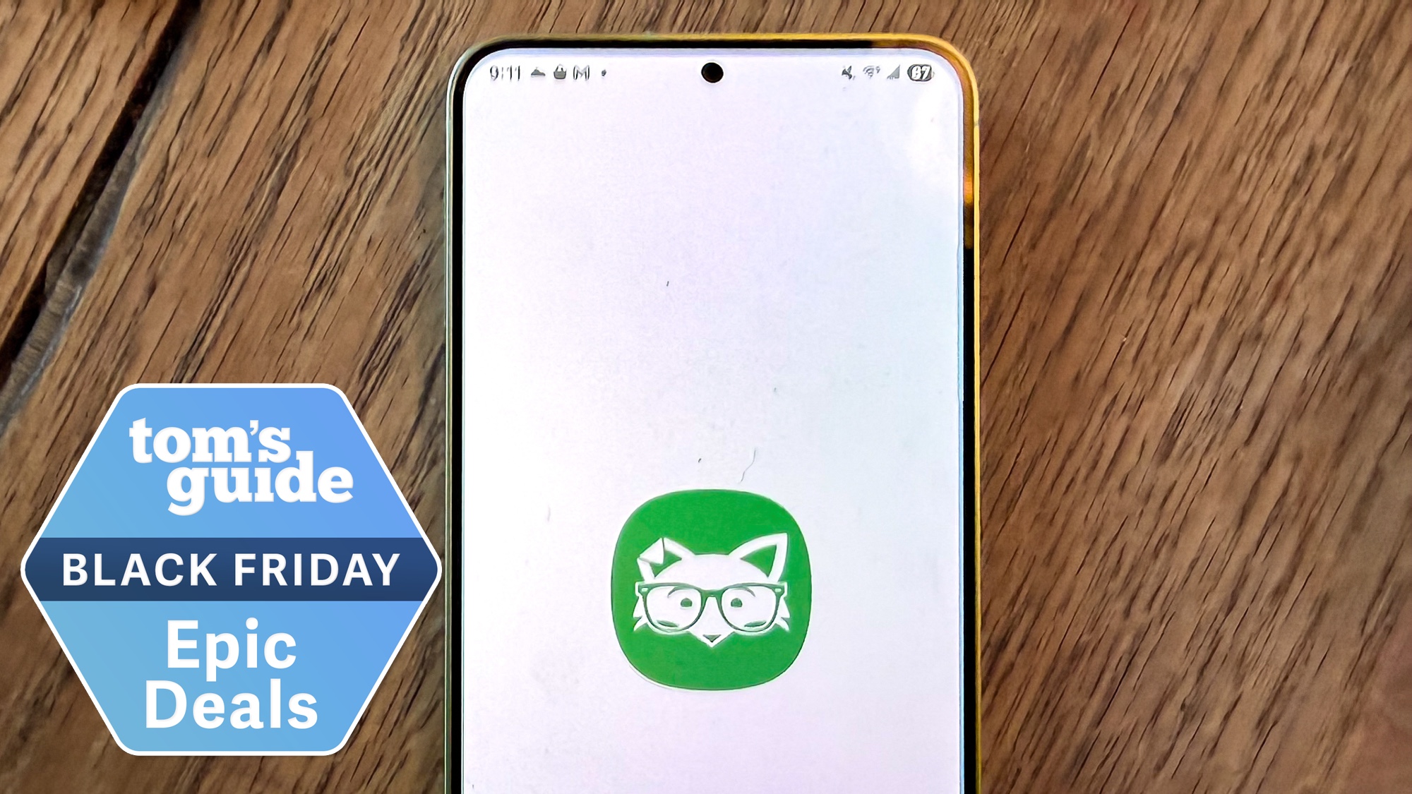 mint mobile app on s25 plus with black friday deal logo