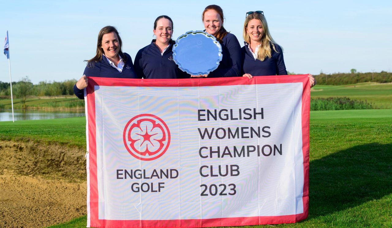 From left to right: Nicola Taylor, Emily Peaford, Annabel Peaford, Charlotte Adamson (team captain)