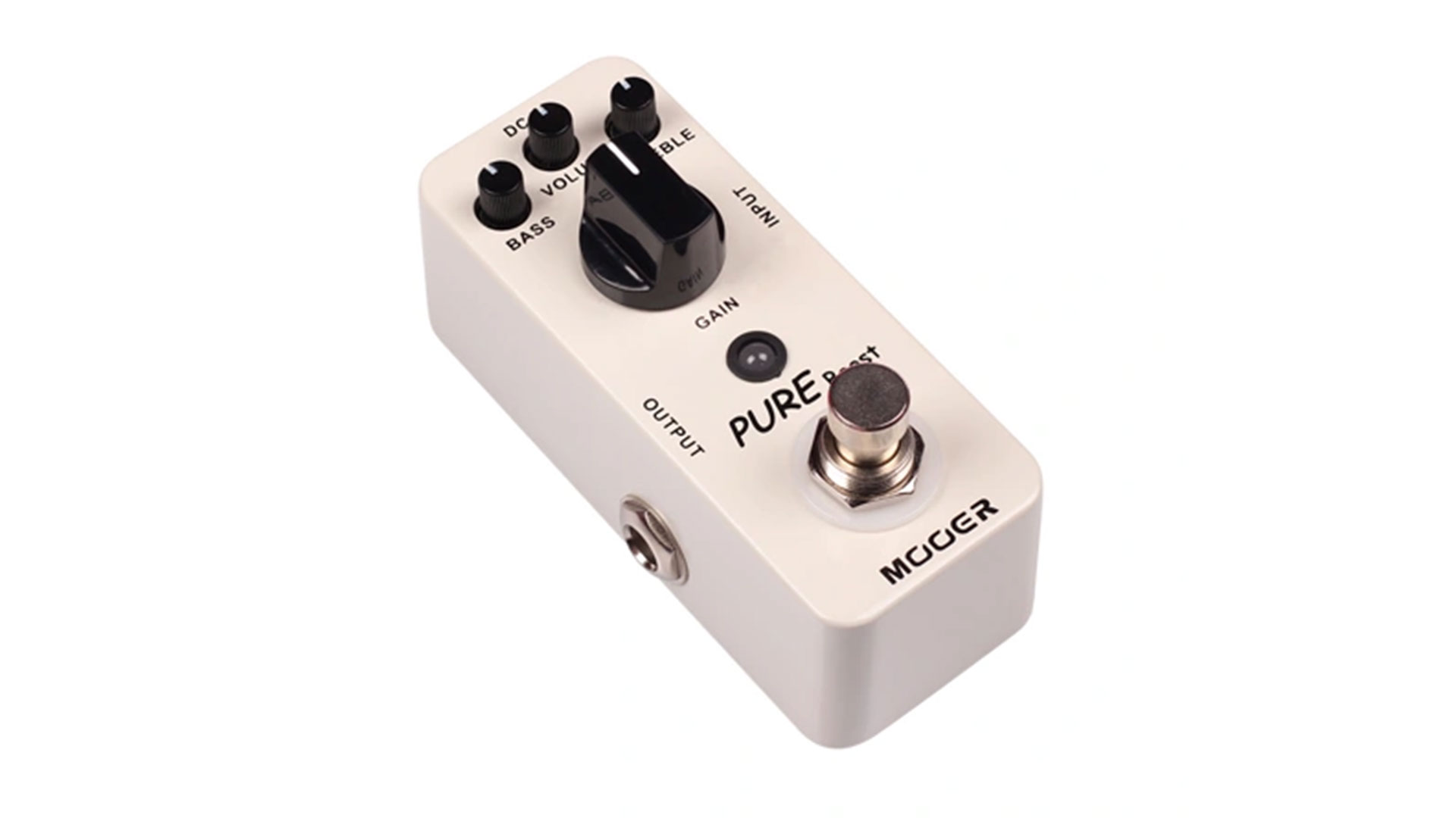 Mooer Pure Boost pedal on a white background