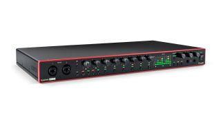 A Focusrite Scarlett 18i20 3rd Gen 8-channel audio interface