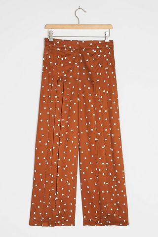 Maeve Isobel Pleated Wide-Leg Trousers: were £88, now £24.50 | Anthropologie