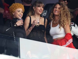 Taylor Swift, Blake Lively, and Ice Spice at the Super Bowl