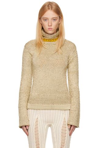 Isa Boulder Beige Armour Sweater