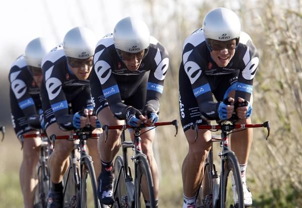 Thor Hushovd pushes the pace for Garmin-Cervelo