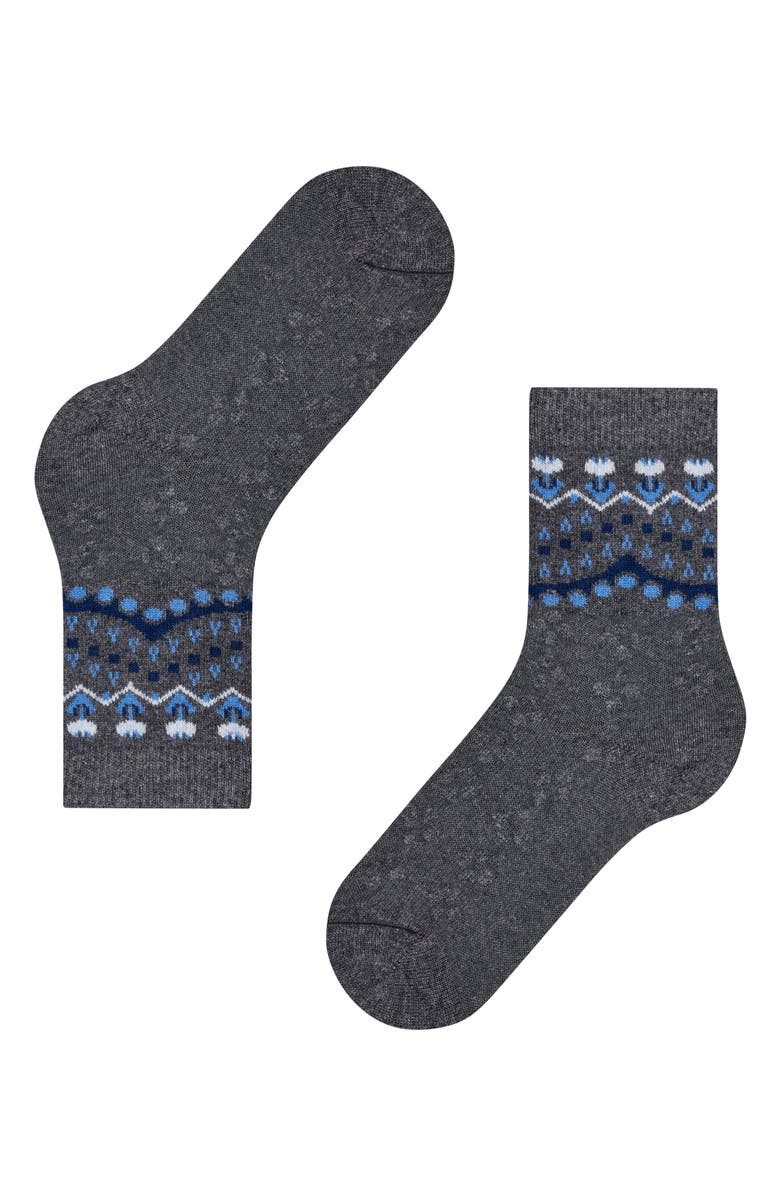 Fair Isle Crew Socks