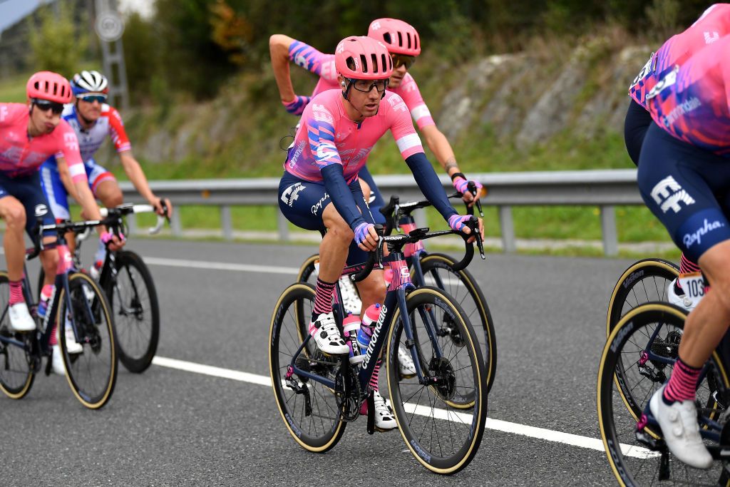 Mike Woods during stage 1 at the Vuelta a Espana