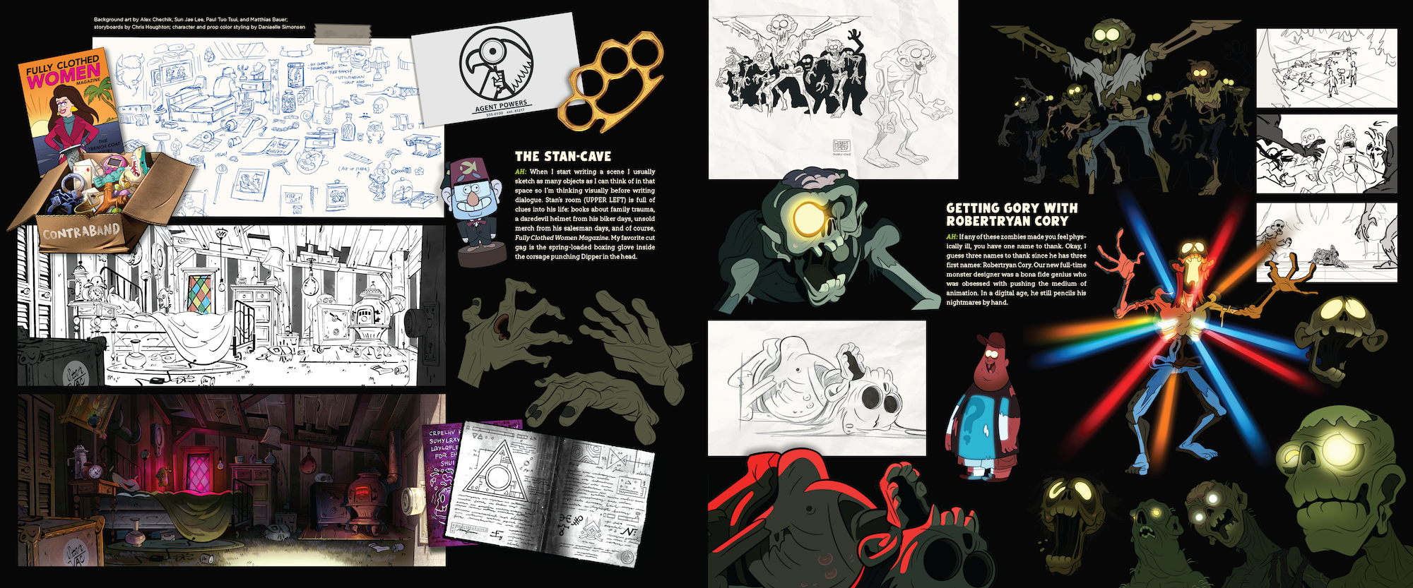 Summerween sample page 2 from The Art of Gravity Falls