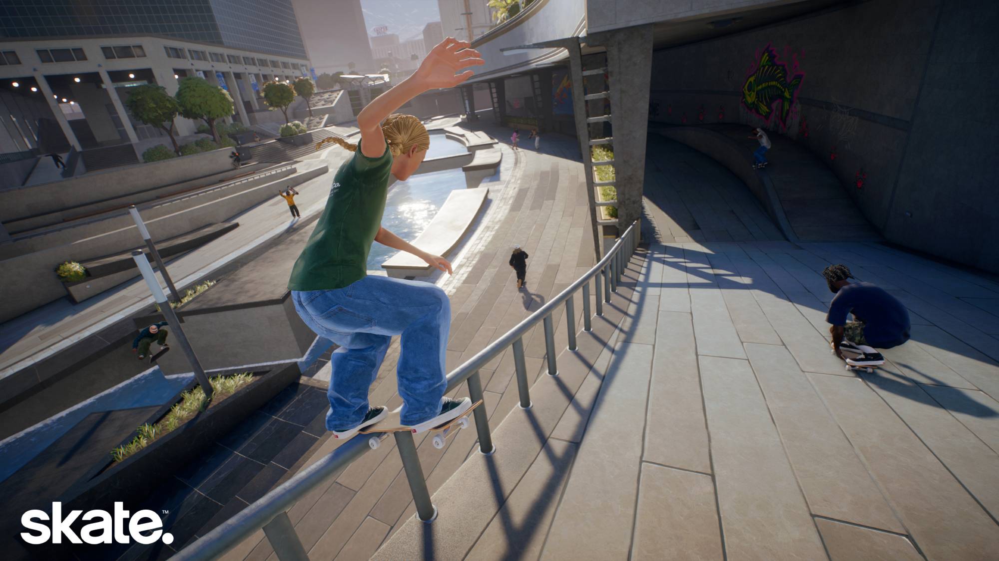 Skate (2025) screenshot with a watermark