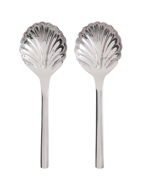 Seashell-Inspired Salad Servers