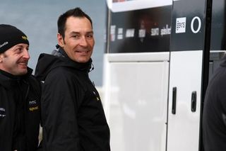 Erik Zabel was on hand to help the HTC boys.